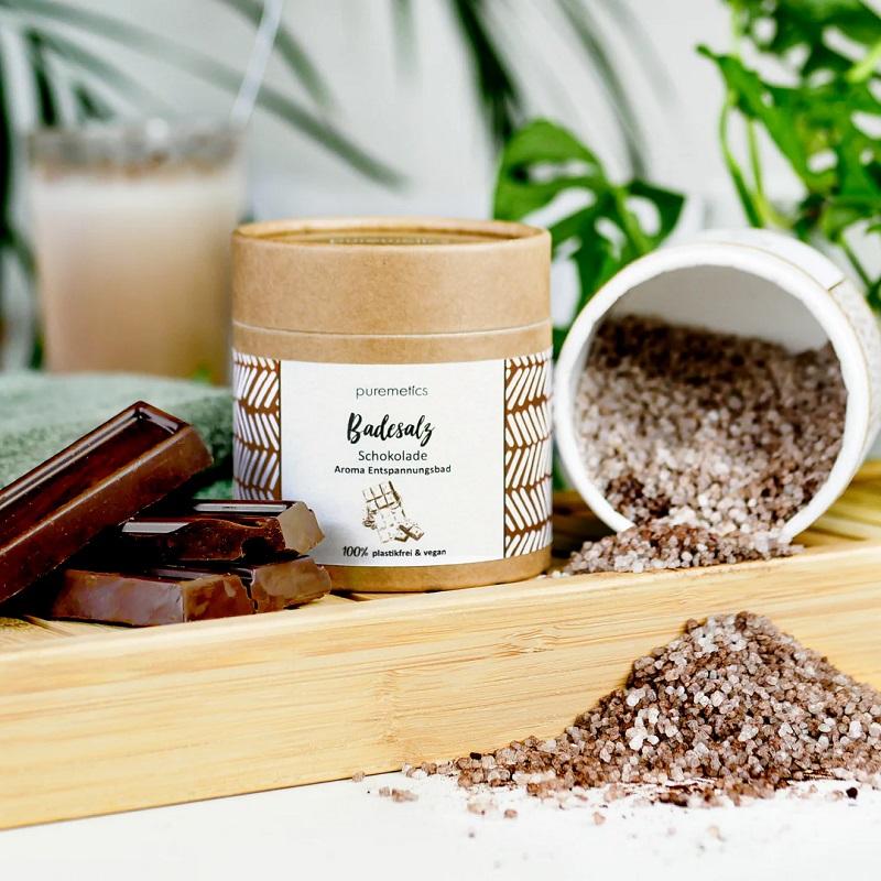 Puremetics   Badesalt   Chokolade
