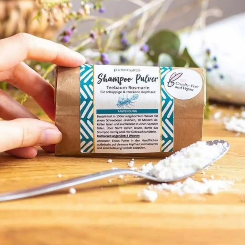 Puremetics   Diy Shampoo Pulver   Normalt Hår